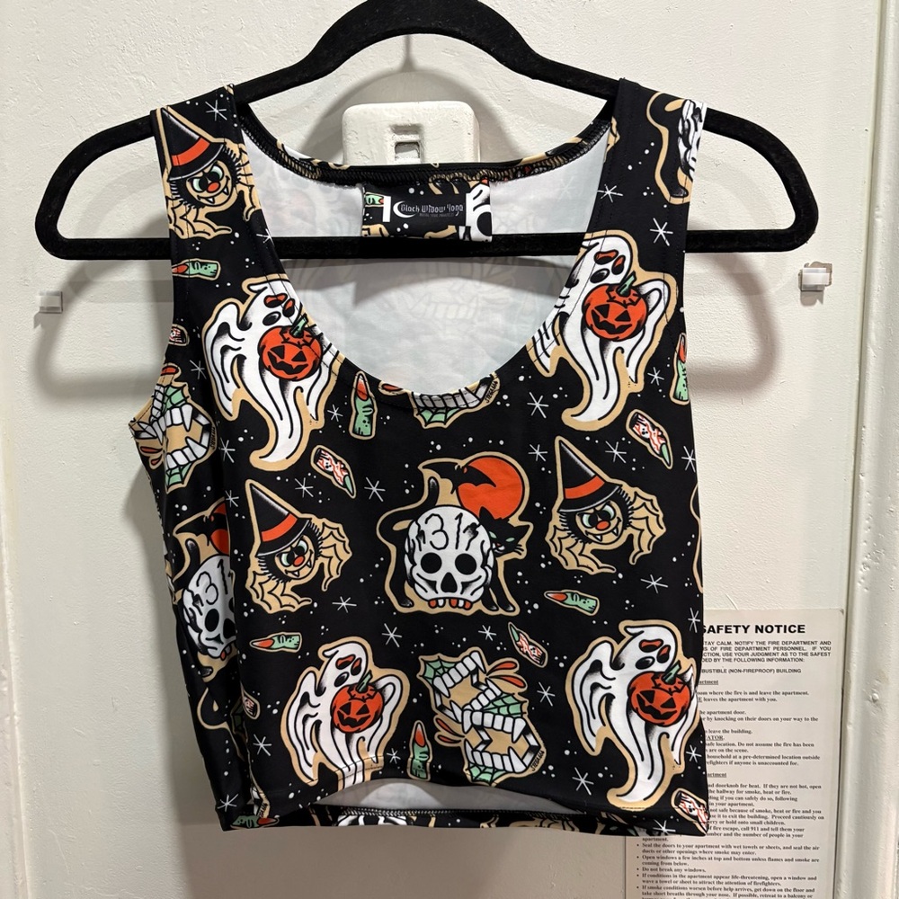 Black Widow Yoga Tank Top